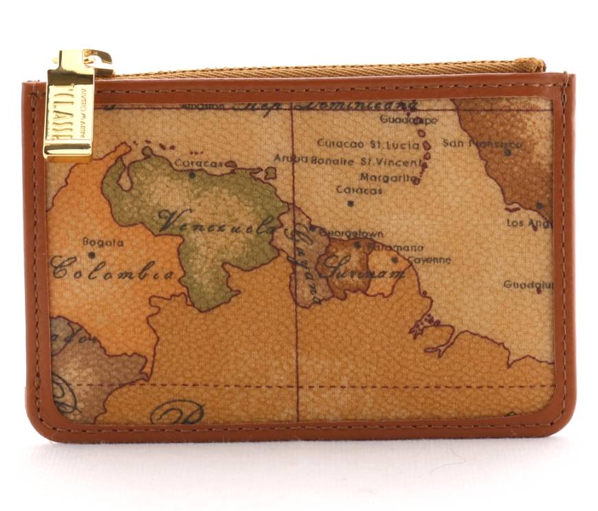 Alviero Martini Porta Carte Credito Geo Classic CW353 6000 Natural